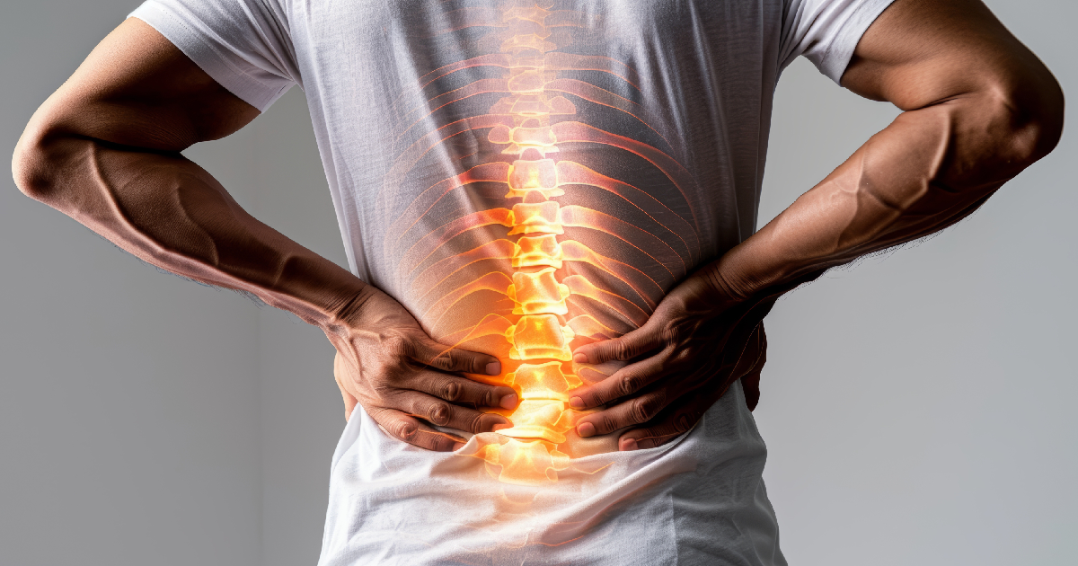 Man Showing his Spinal Cord Stimulator in Sandy, UT, and Bountiful, UT.